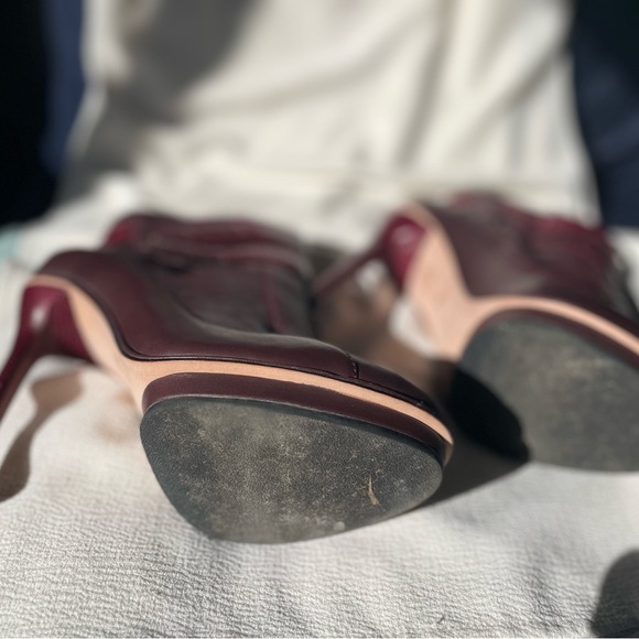 BCBG Burgundy Boots - Picture 5 of 9